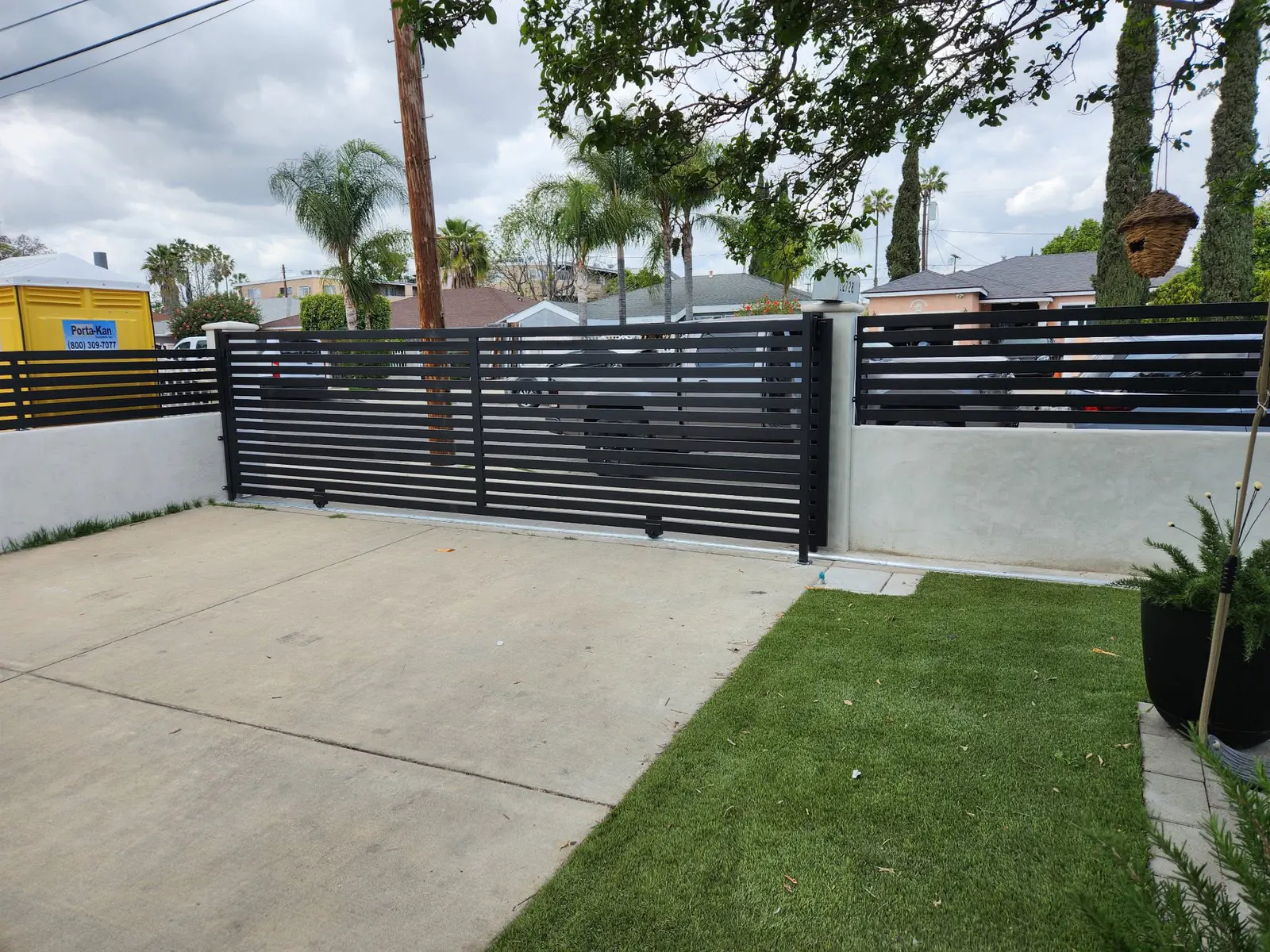 Modern Steel Driveway Gates