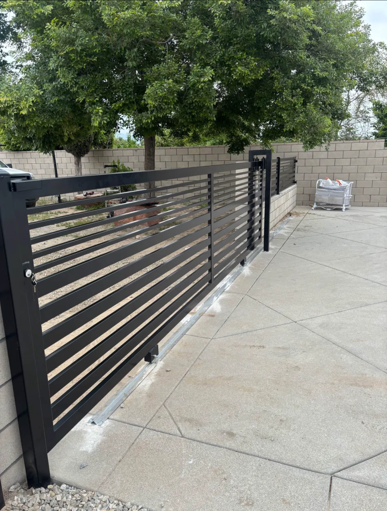 Modern Steel Driveway Gates