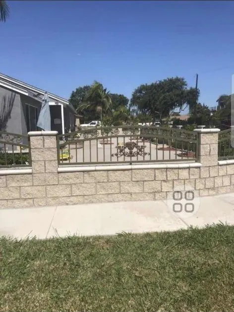 Traditional Wrought-Iron Driveway Gates