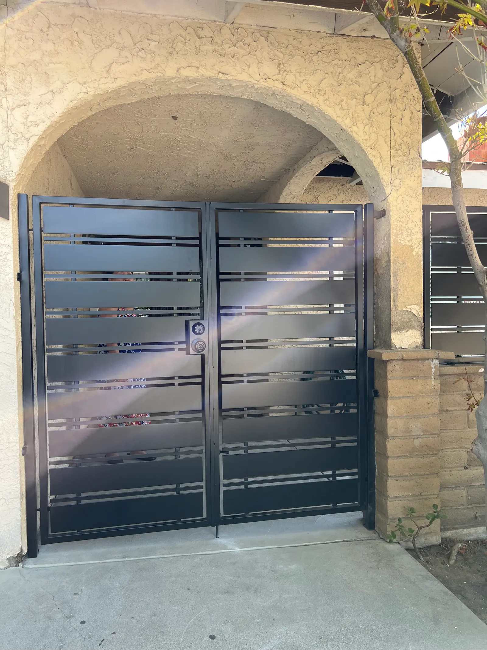 Modern Steel Entry Gates