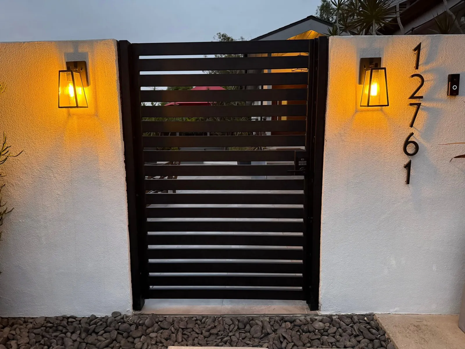 Modern Steel Entry Gates