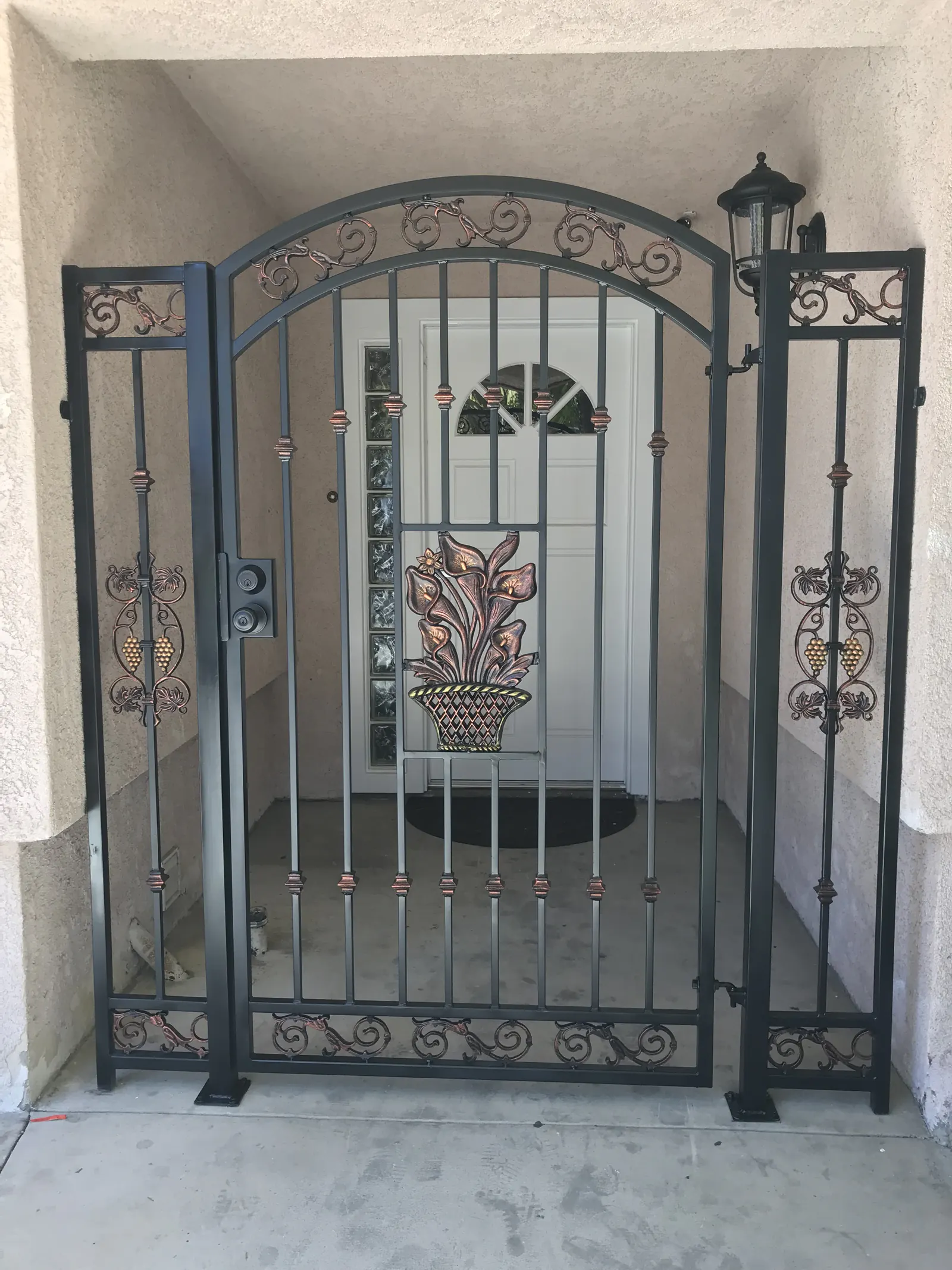 Ornate Wrought-Iron Entry Gates