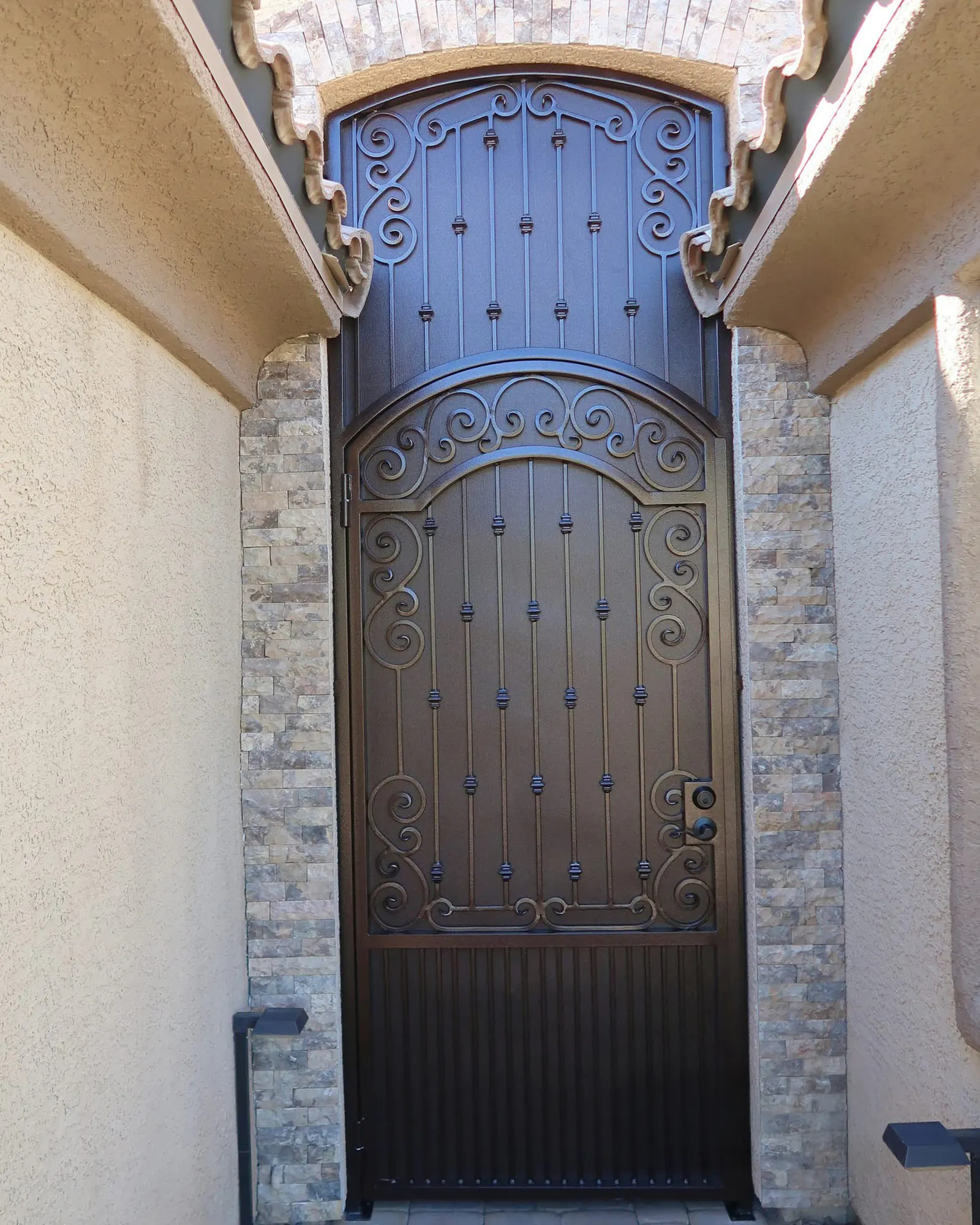 Ornate Wrought-Iron Entry Gates
