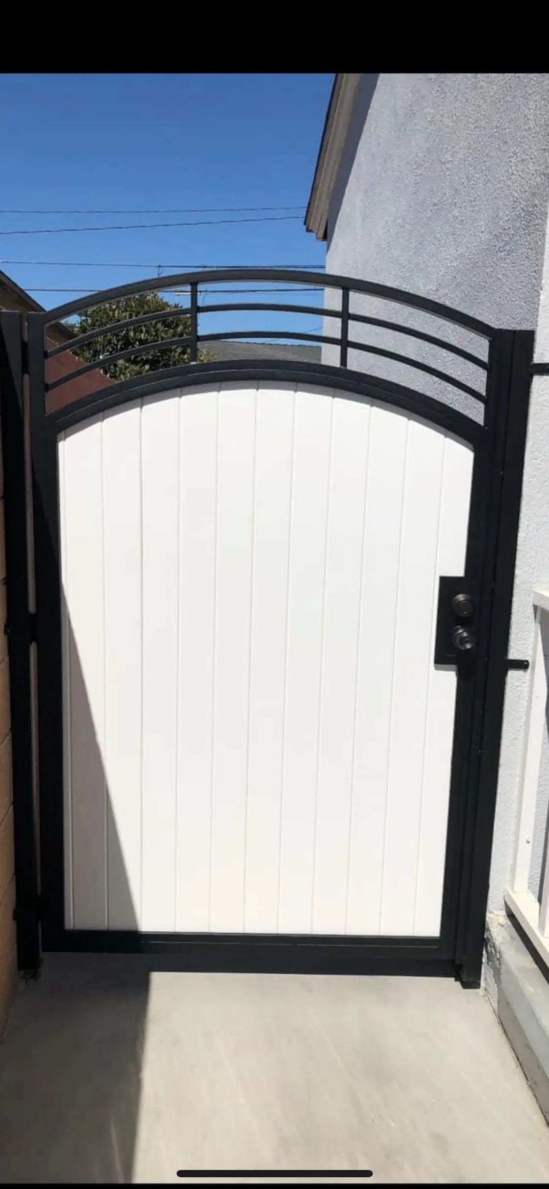 Contemporary Mixed-Metal Side Gates