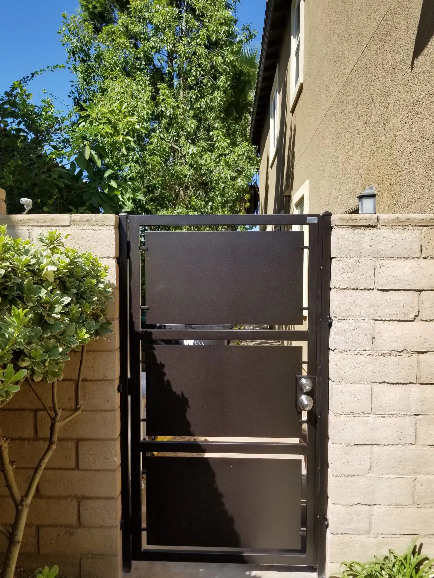 Modern Steel Side Gates
