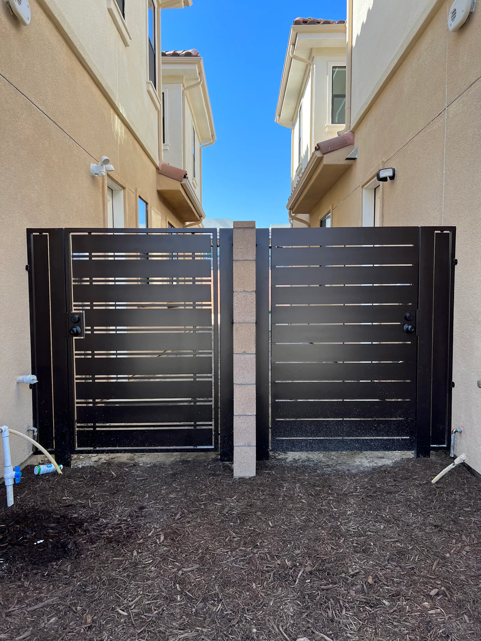 Modern Steel Side Gates