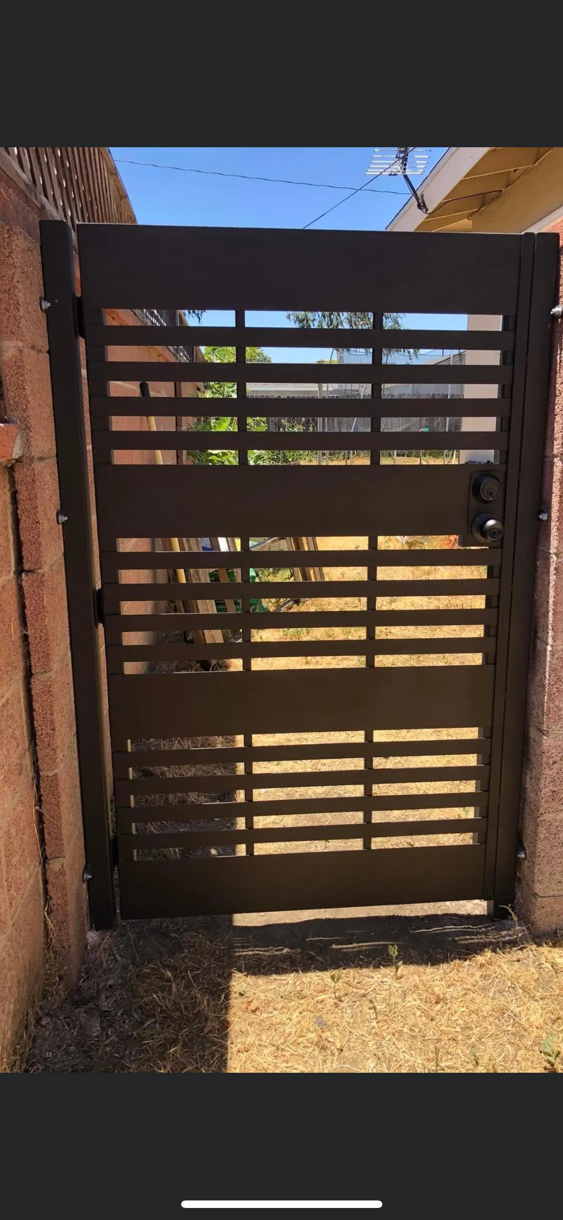 Modern Steel Side Gates