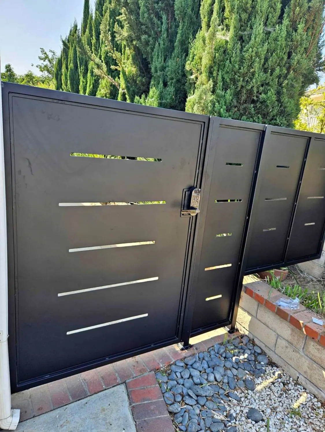 Modern Steel Side Gates