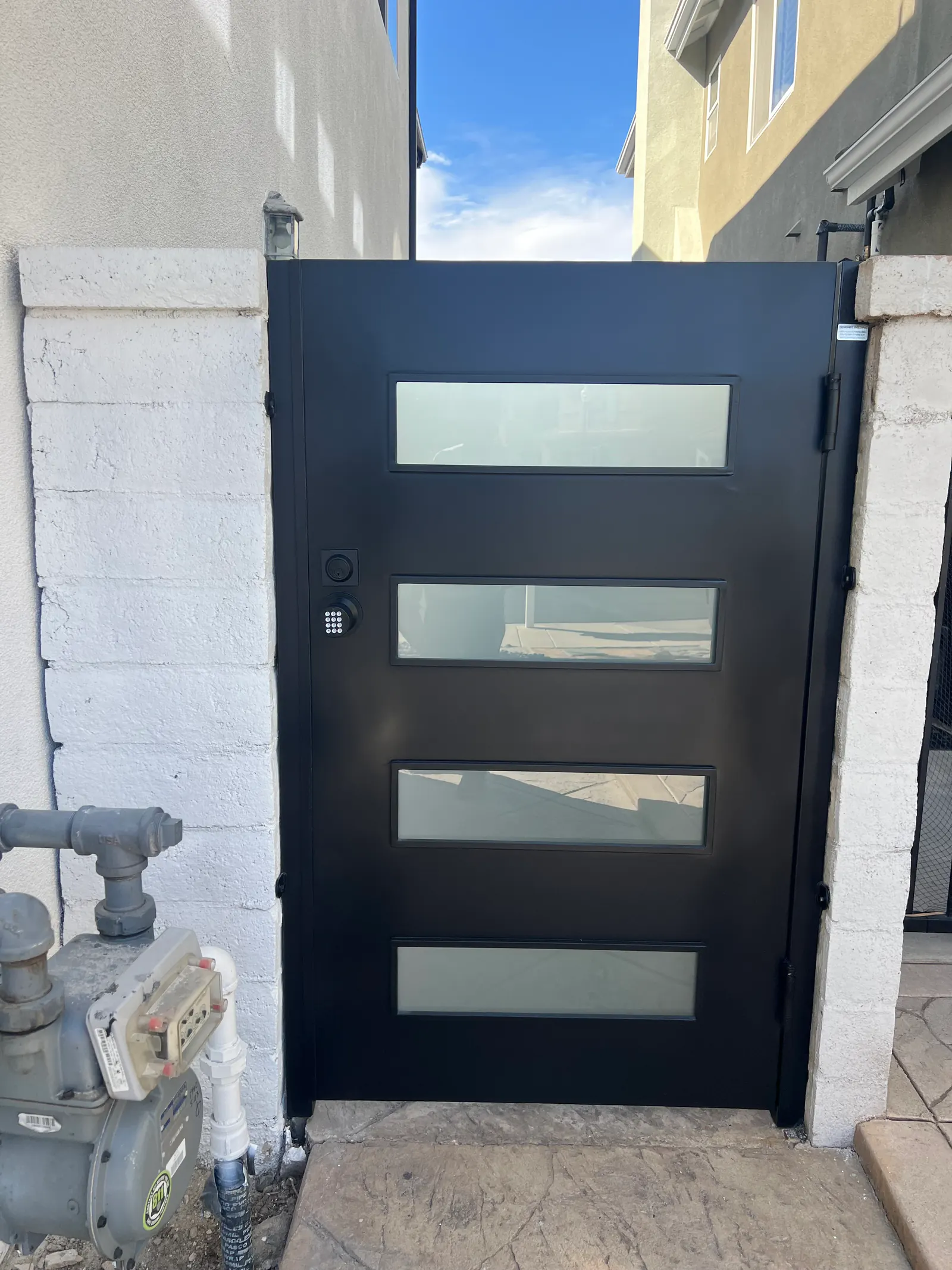 Modern Steel Side Gates