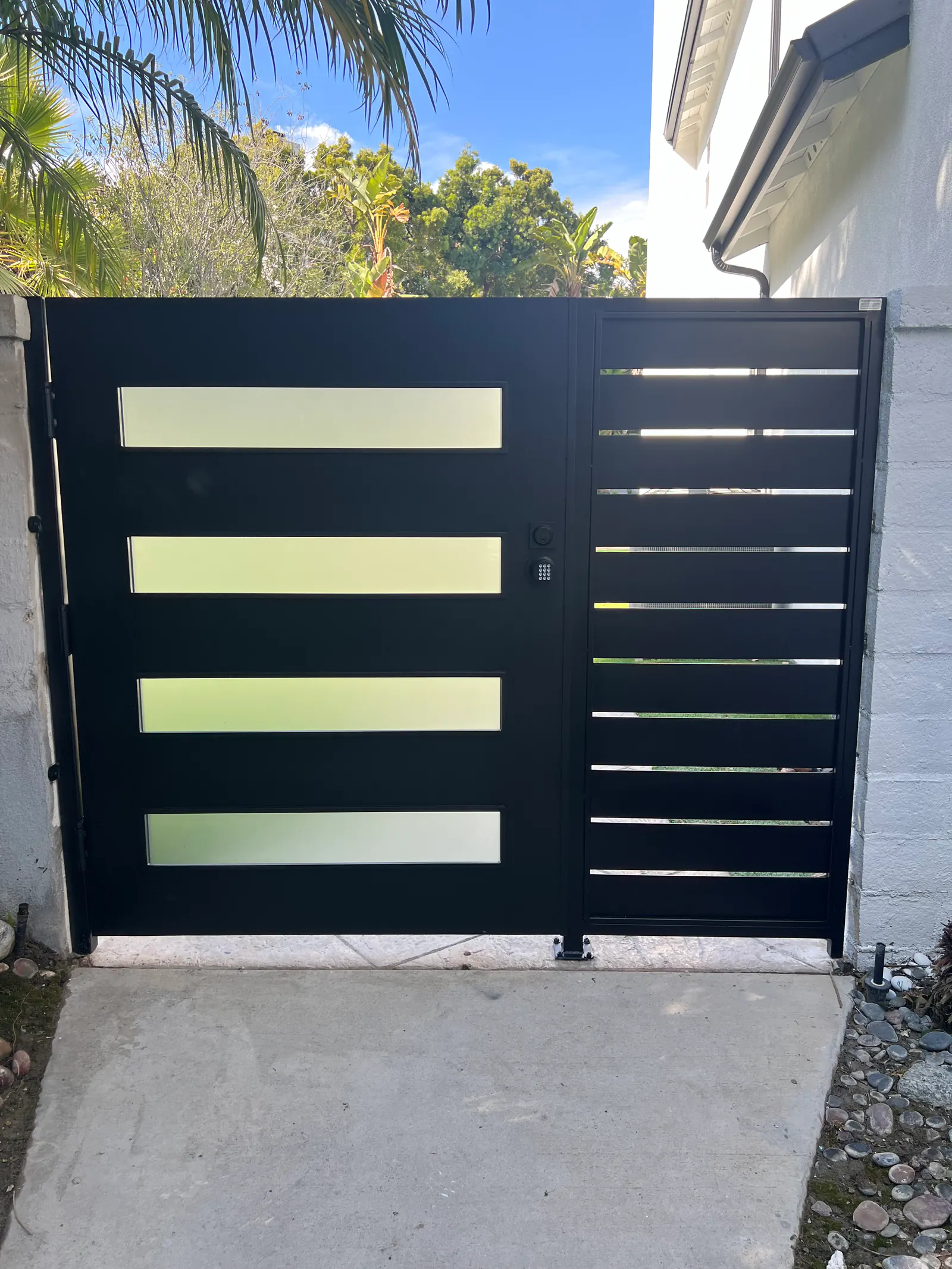 Modern Steel Side Gates