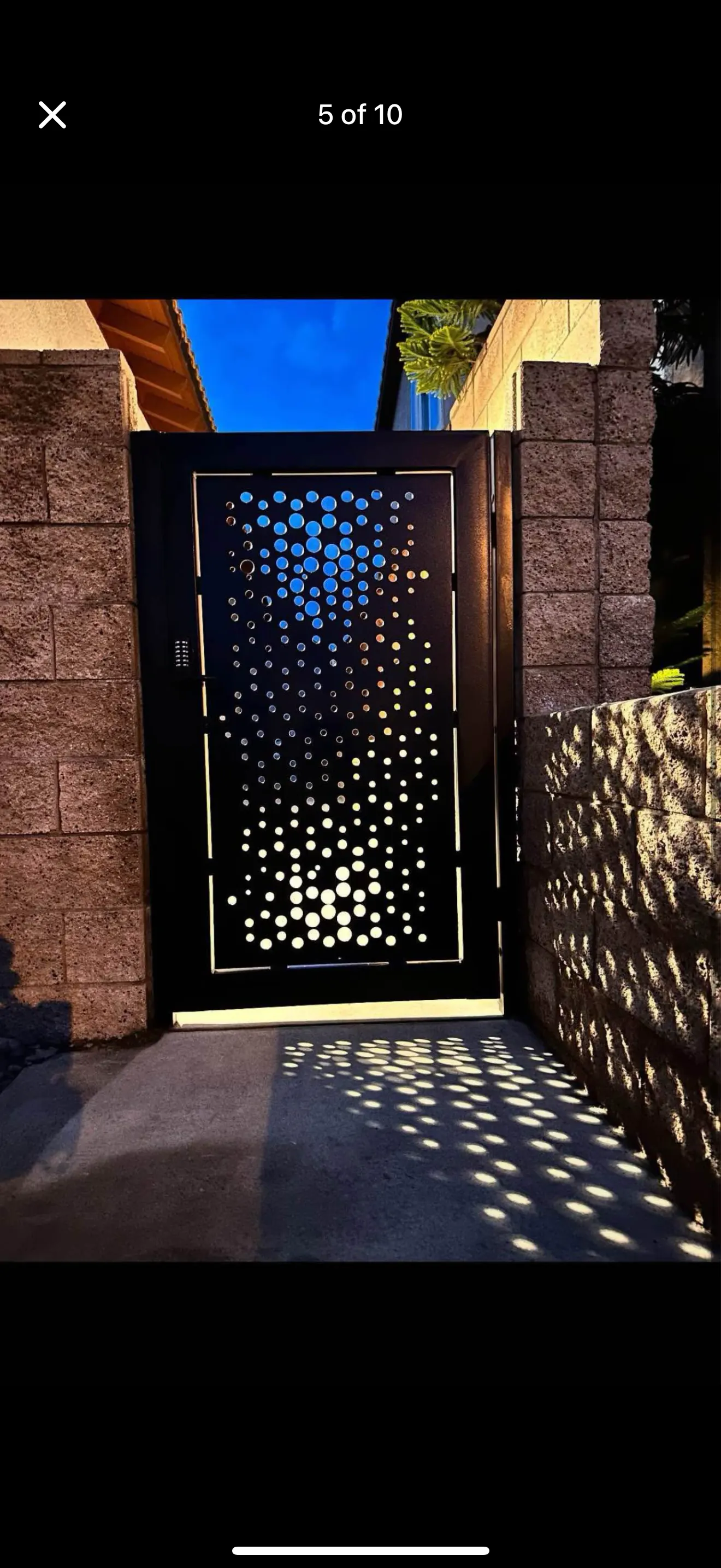 Modern Steel Side Gates