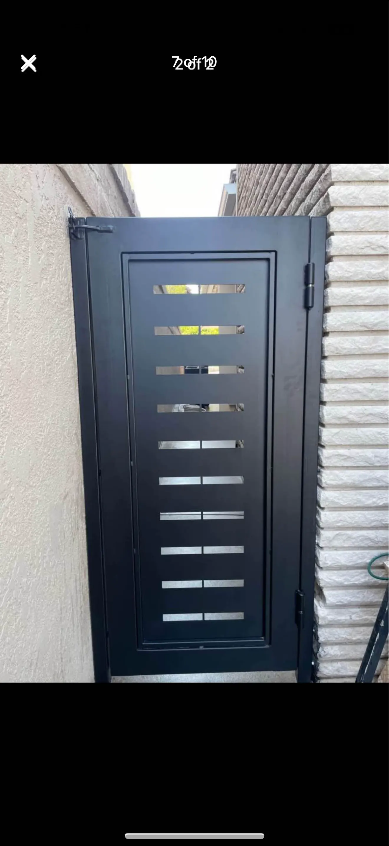 Modern Steel Side Gates