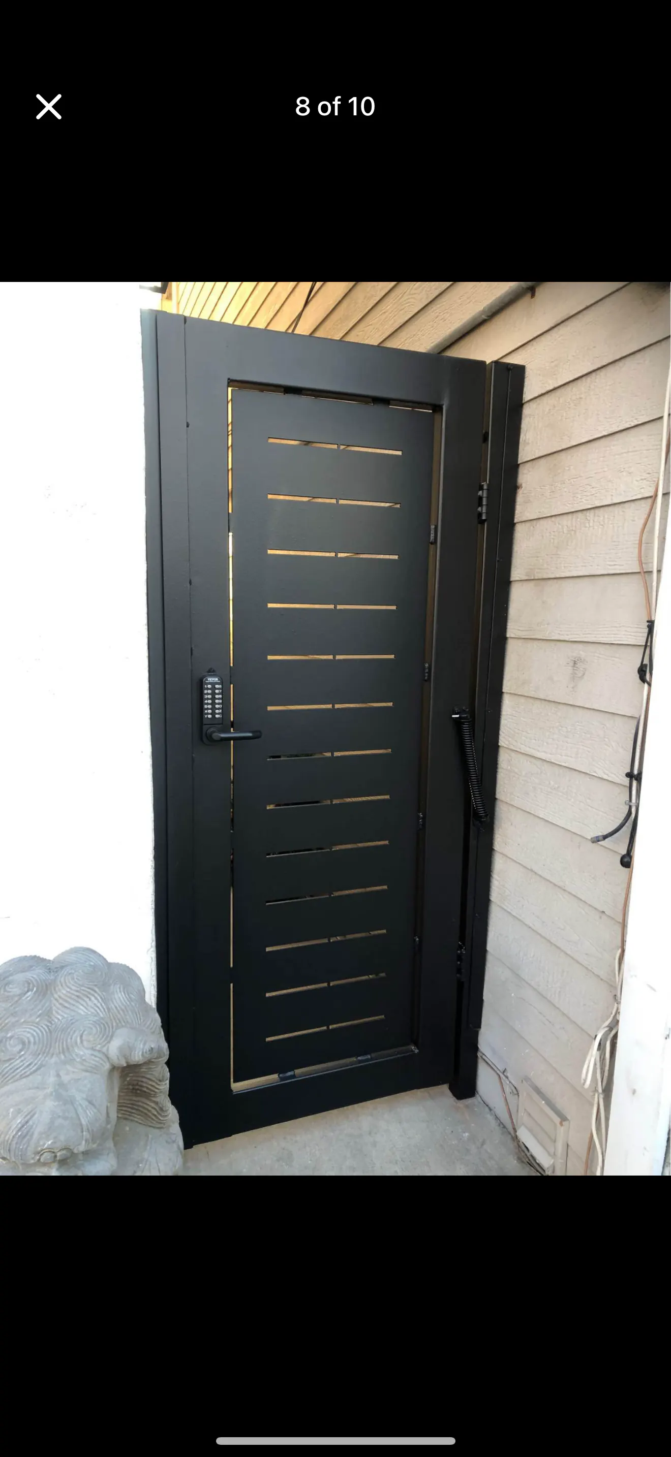 Modern Steel Side Gates