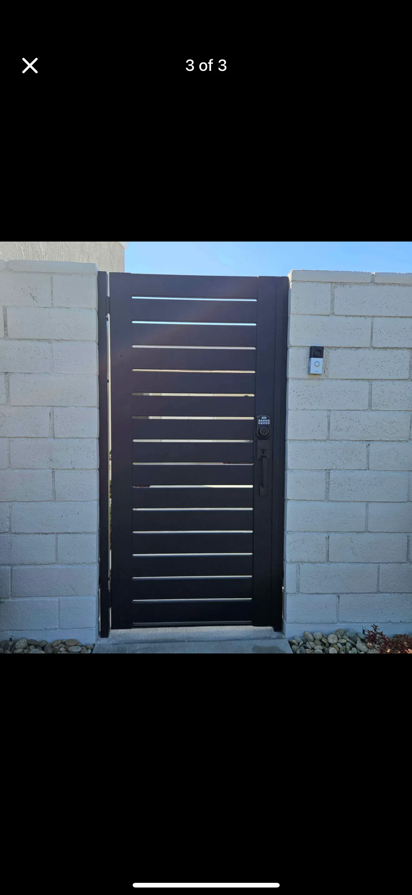 Modern Steel Side Gates