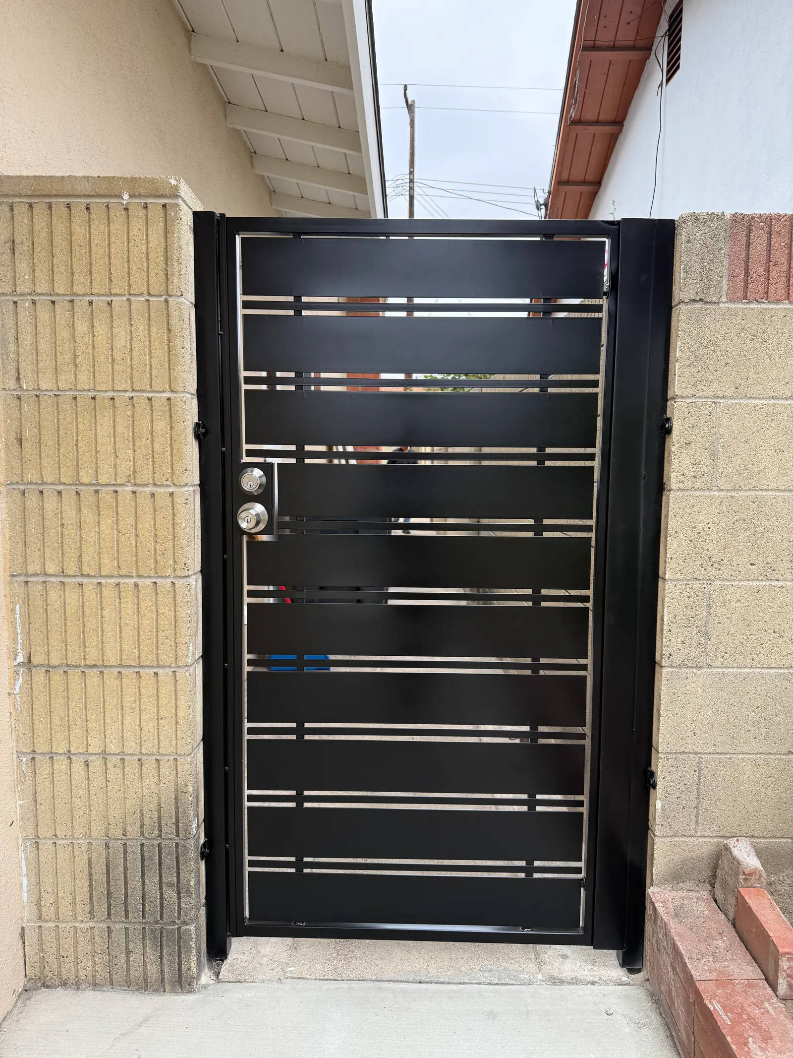 Modern Steel Side Gates