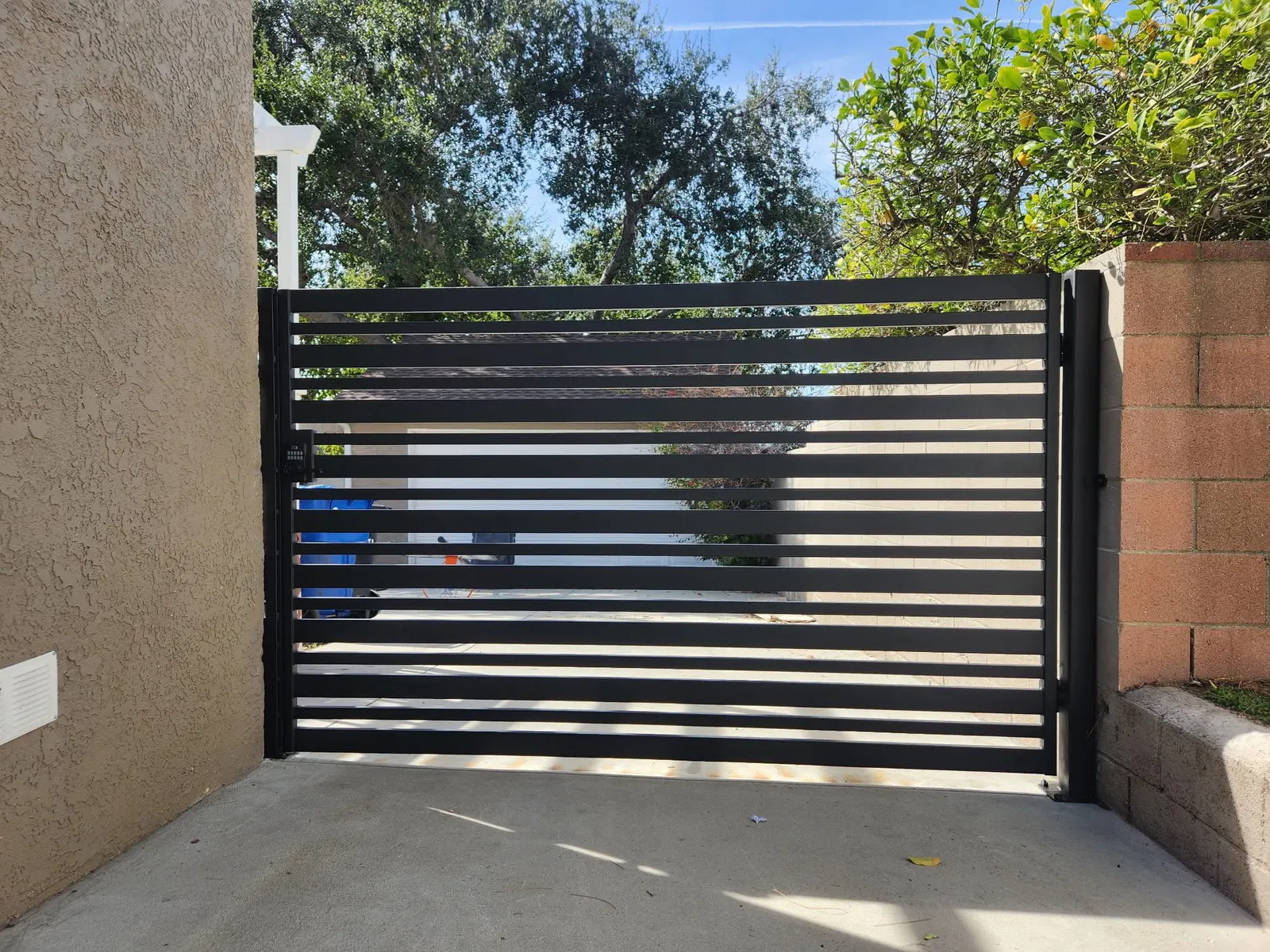 Modern Steel Side Gates