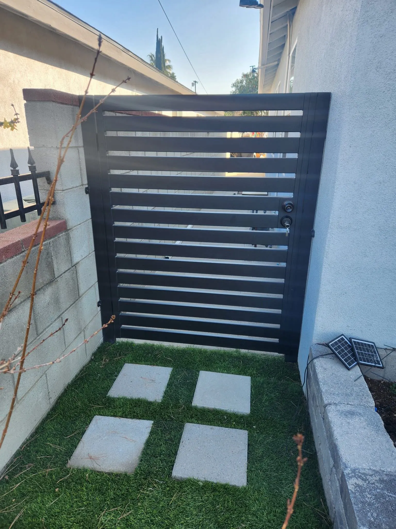 Modern Steel Side Gates