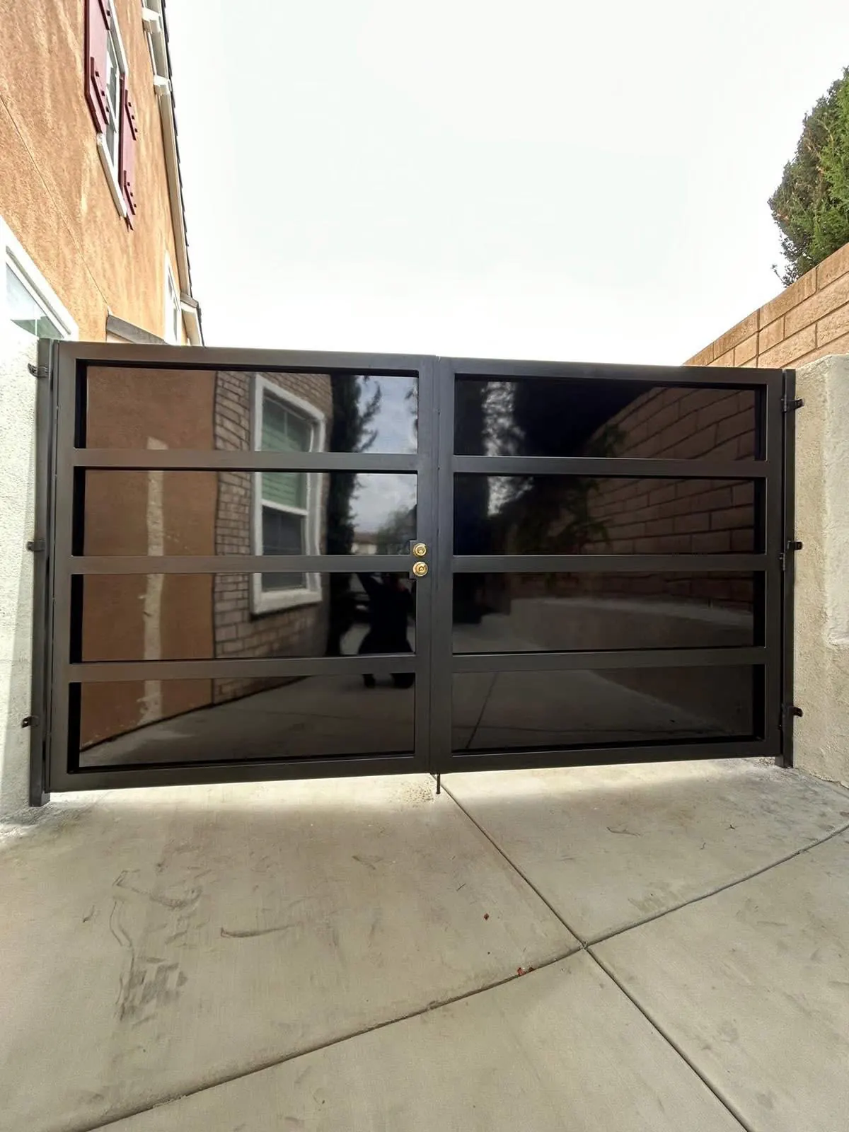 Modern Steel Side Gates