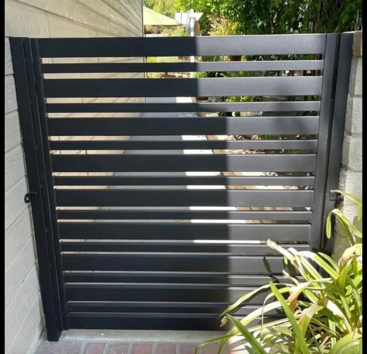 Modern Steel Side Gates