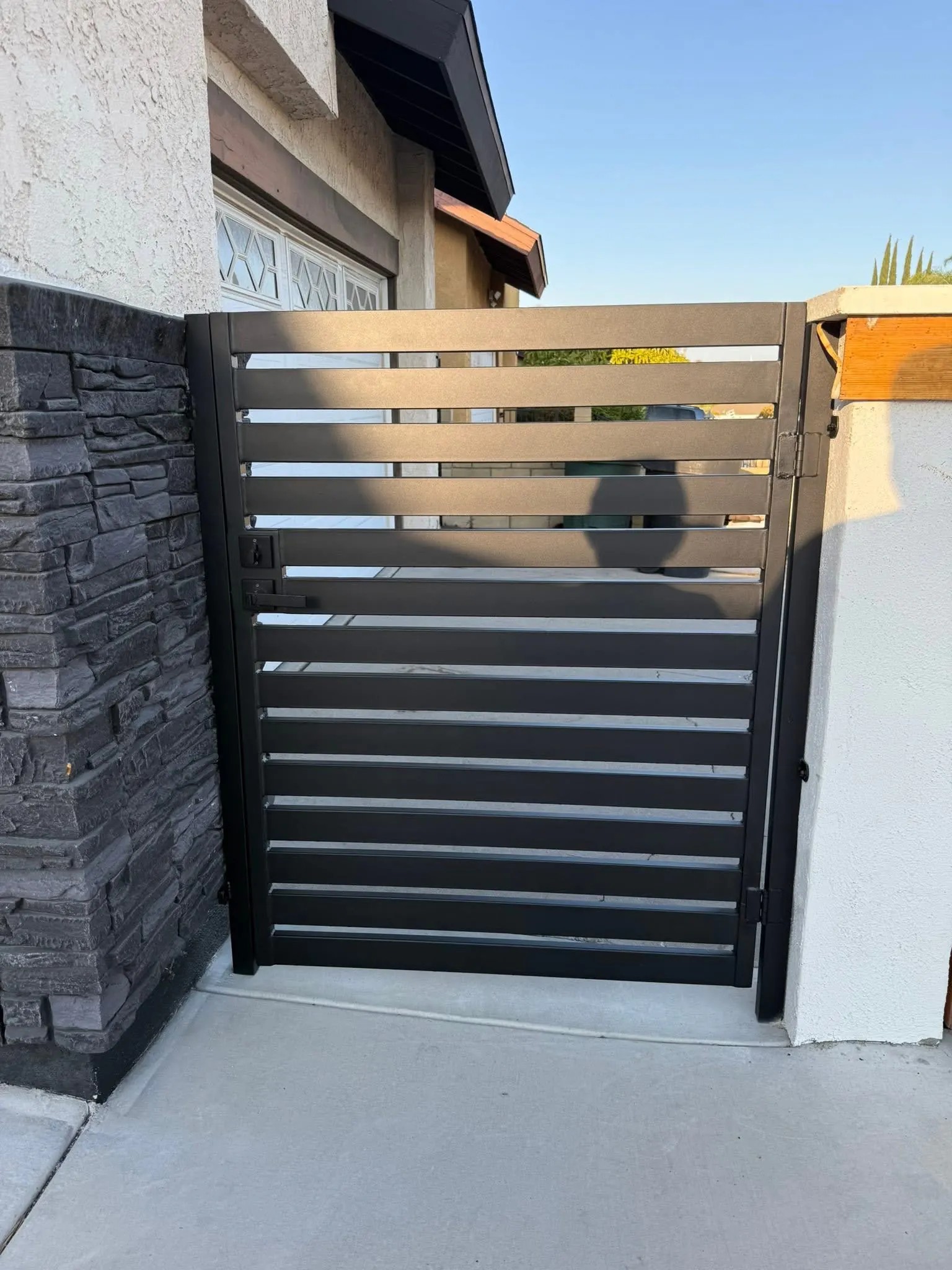 Modern Steel Side Gates