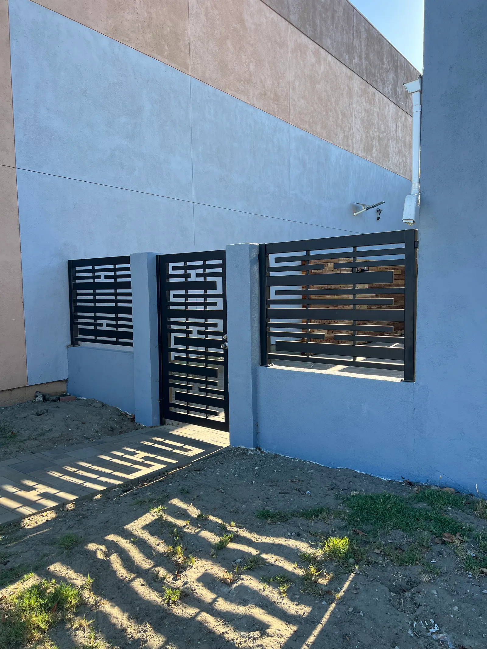 Modern Steel Side Gates
