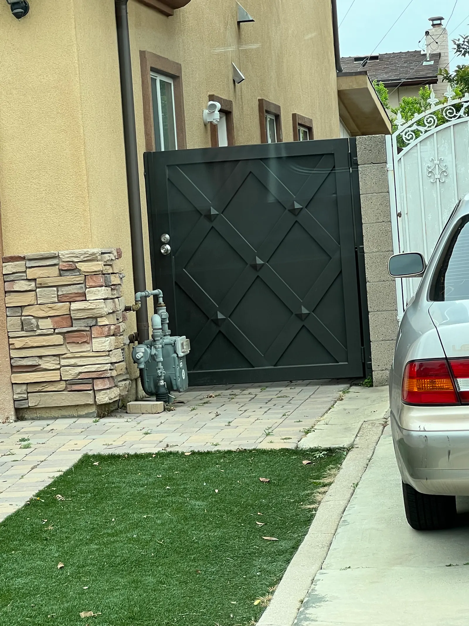 Modern Steel Side Gates