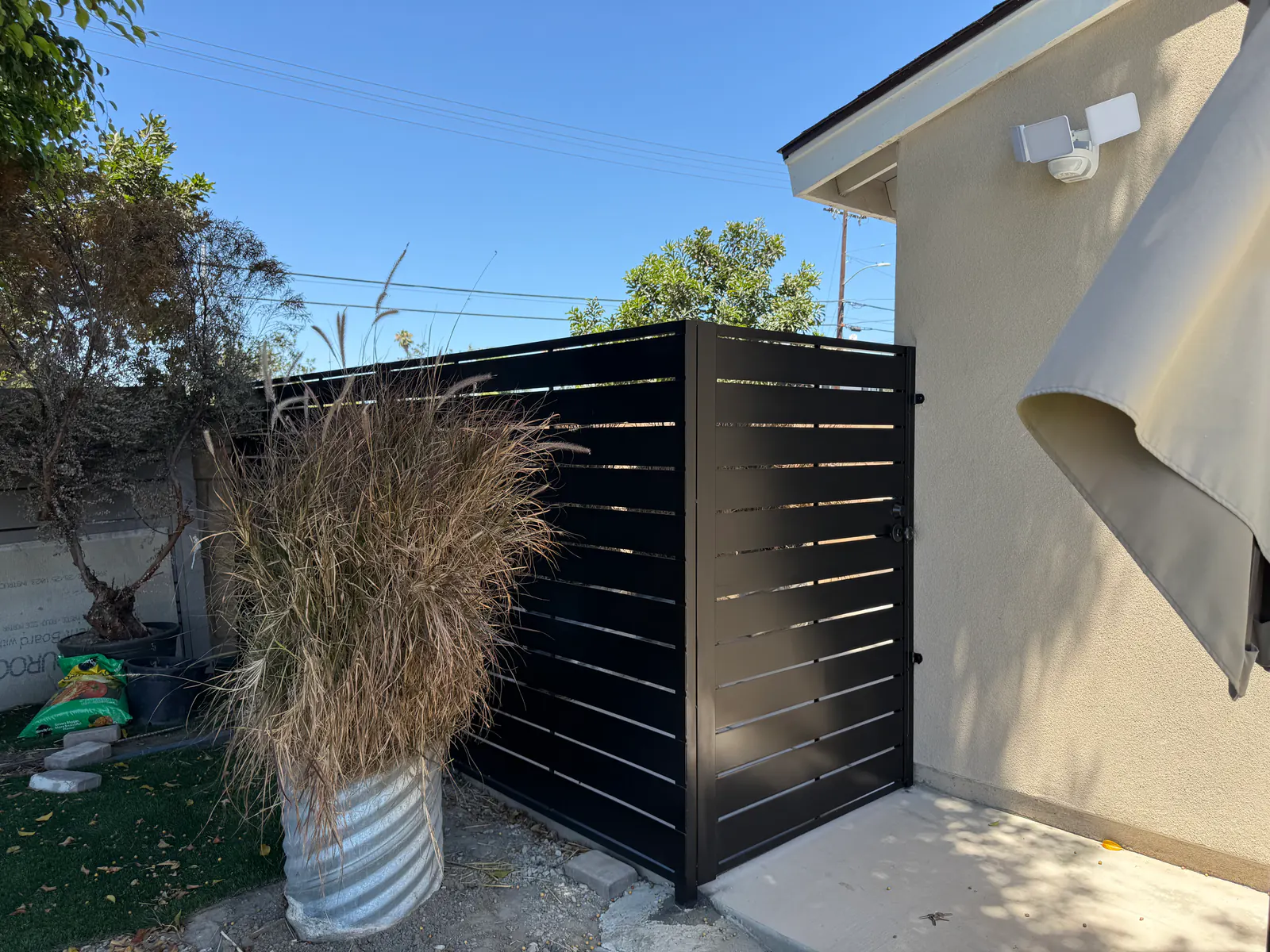 Modern Steel Side Gates