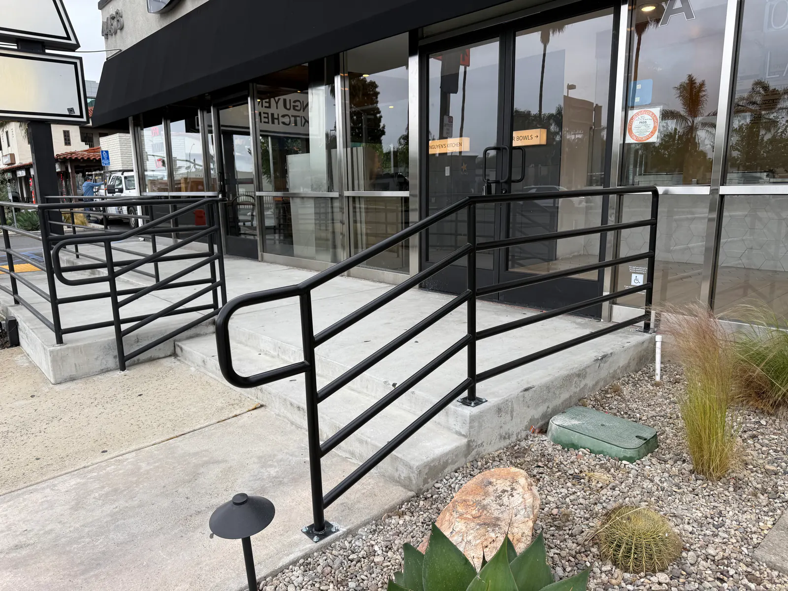 Industrial Steel Stair Railings