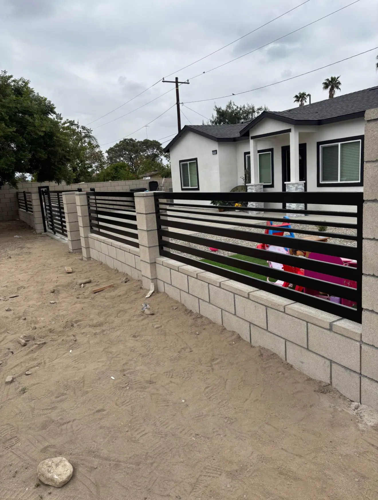 Modern Mixed-Metal Fencing and Barriers