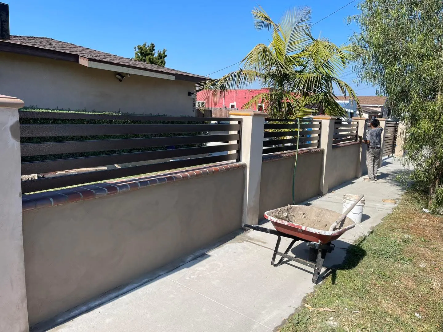 Modern Mixed-Metal Fencing and Barriers