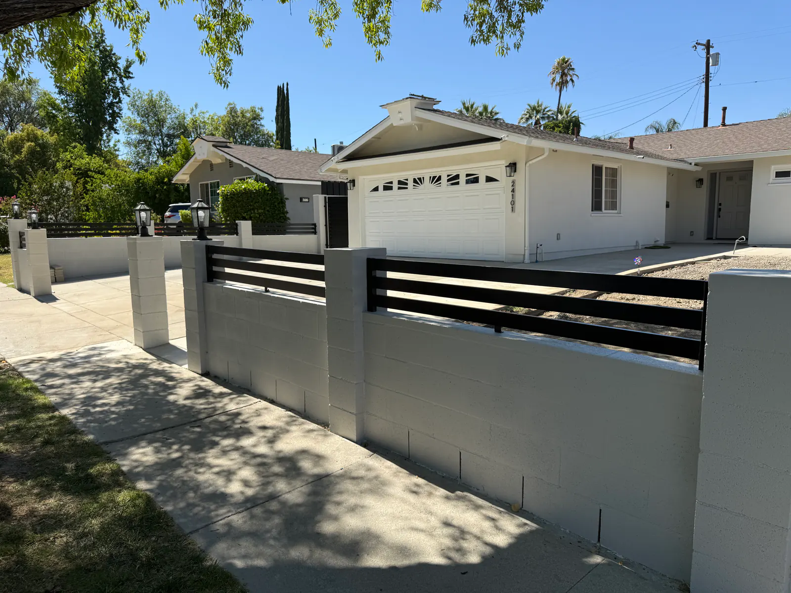 Modern Steel Fencing and Barriers