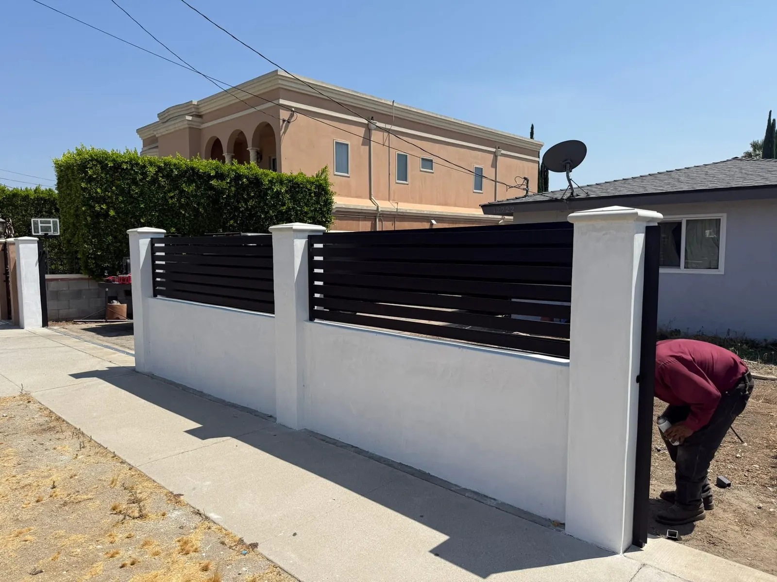 Modern Steel Fencing and Barriers