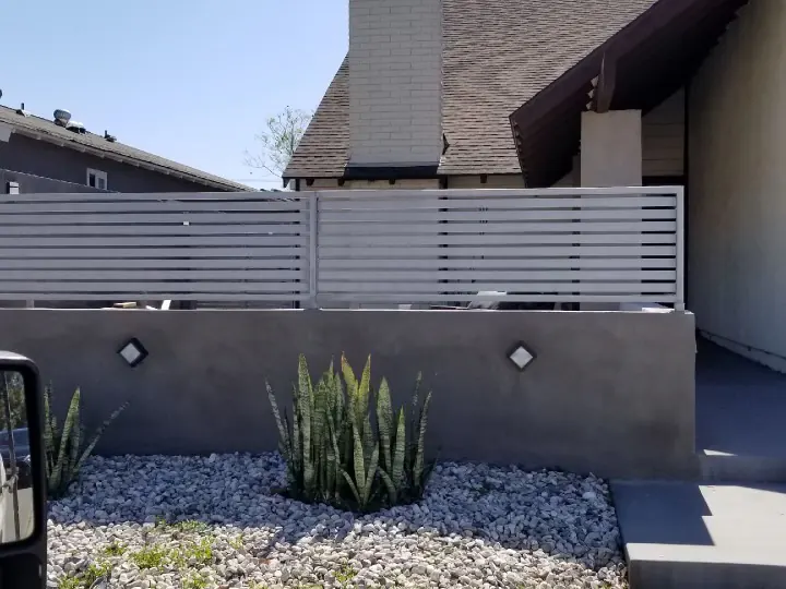 Modern Steel Fencing and Barriers