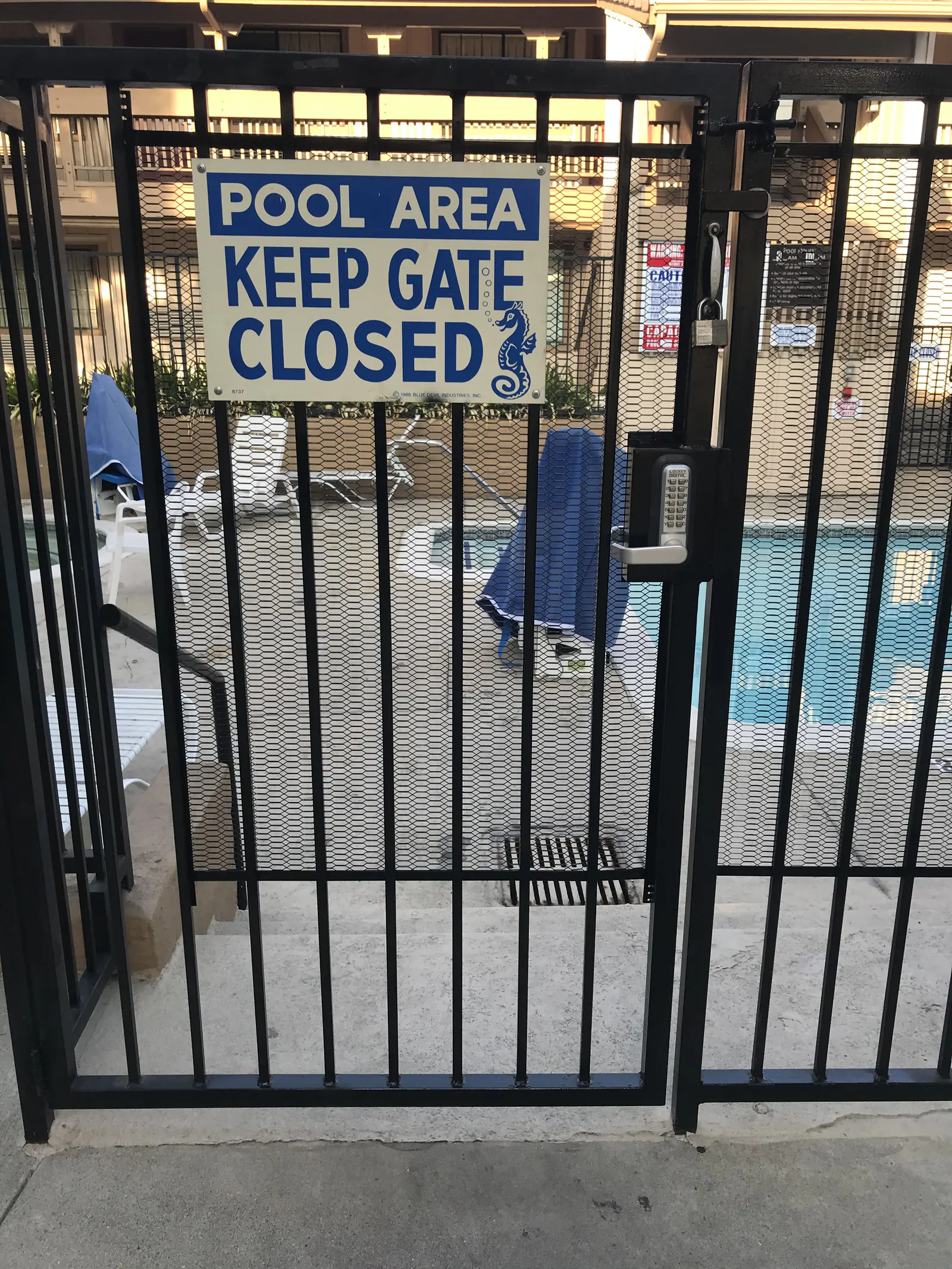 Industrial Steel Pool Fencing